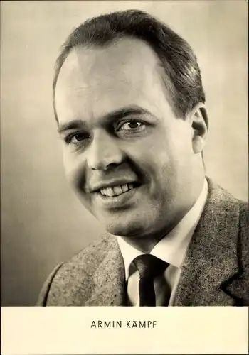 Ak Sänger Armin Kämpf, Portrait