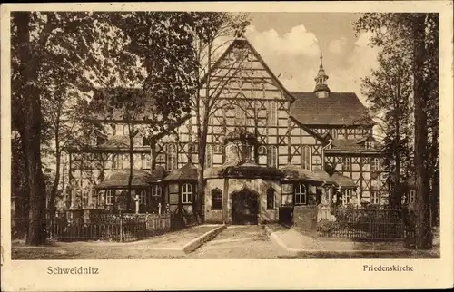 Ak Świdnica Schweidnitz Schlesien, Friedenskirche