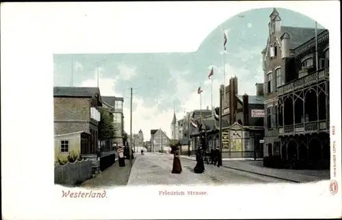 Ak Westerland auf Sylt, Friedrichstraße