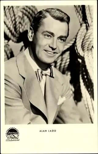 Ak Schauspieler Alan Ladd, Portrait