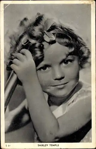 Ak Schauspielerin Shirley Temple, Portrait, Fox Film S 51