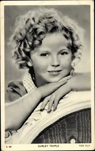 Ak Schauspielerin Shirley Temple, Portrait, Fox Film, S 48