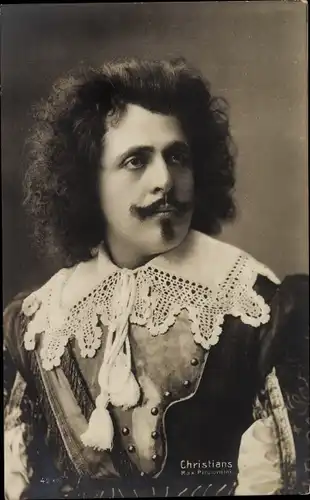Ak Schauspieler Rudolf Christians, Portrait als Max Piccolomini