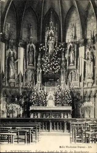 Ak Bourbourg Nord, Kirche, Altar von Notre Dame