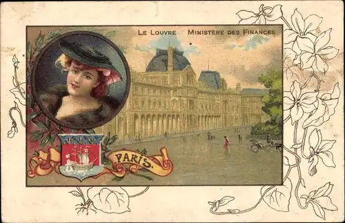 Litho Paris I, Louvre, Finanzministerium