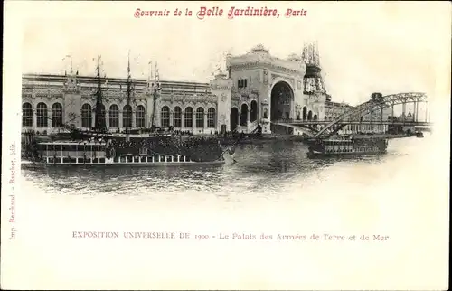 Ak Paris, Weltausstellung 1900, Palais des Armees de Terre et de Mer