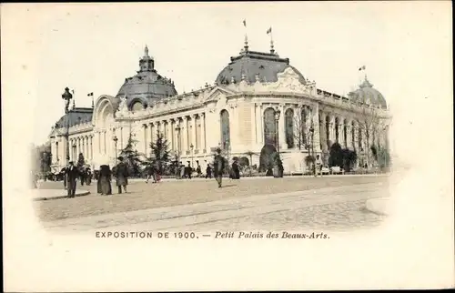 Ak Paris, Weltausstellung 1900, Petit Palais des Beaux-Arts