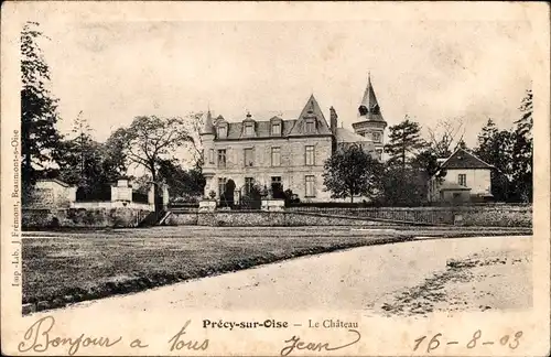 Ak Précy sur Oise, Schloss