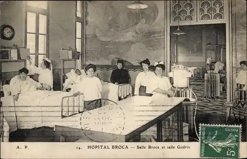 Ak Paris 13., Broca-Krankenhaus, Broca-Saal, Guerin-Saal