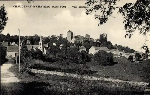 Ak Chaudenay-le-Château Côte d’Or, Gesamtansicht