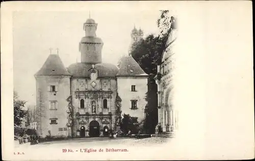 Ak Bétharram Pyrénées-Atlantiques, Kirche von Bétharram