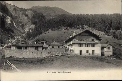 Ak Nant Borrant Haute Savoie, Gasthof, Wald, Berge