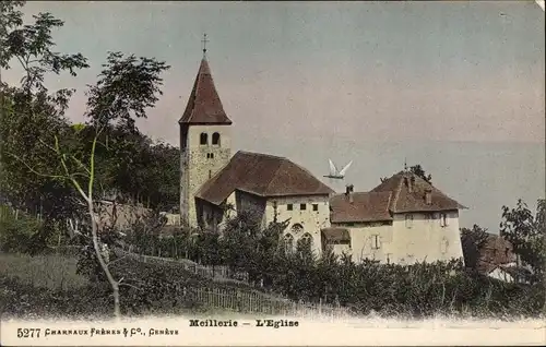 Ak Meillerie Haute Savoie, Kirche