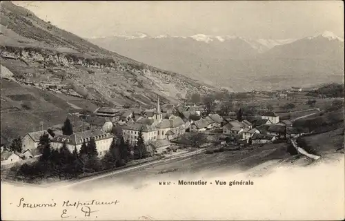 Ak Monnetier Mornex Haute Savoie, Gesamtansicht