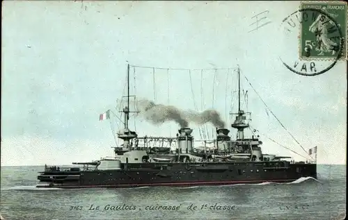 Ak Französisches Kriegsschiff Le Gaulois