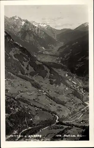 Ak Klostertal am Arlberg in Tirol, Gesamtansicht