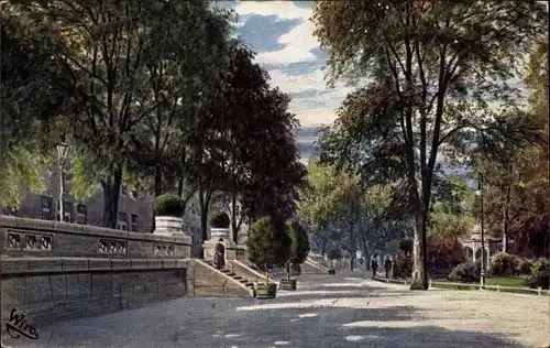 Künstler Ak Essen im Ruhrgebiet, Stadtpark