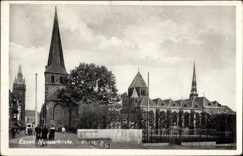 Ak Essen im Ruhrgebiet, Münsterkirche