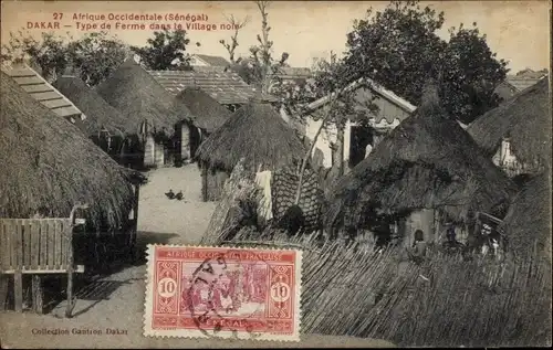 Ak Dakar Senegal, Art der Farm im Black Village