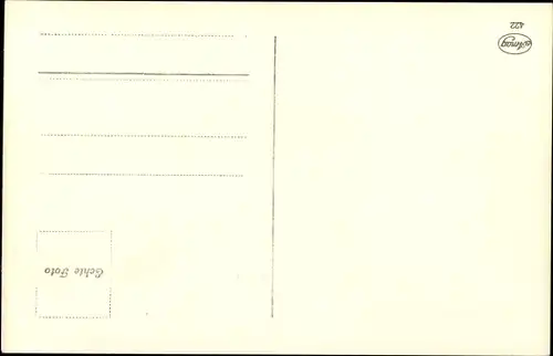 Ak Junge getigerte Katze, Tierportrait