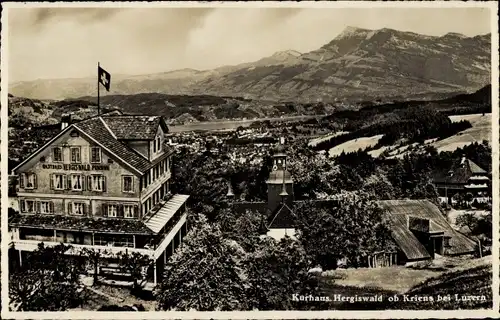 Ak Kriens Kanton Luzern, Kurhaus Hergiswald