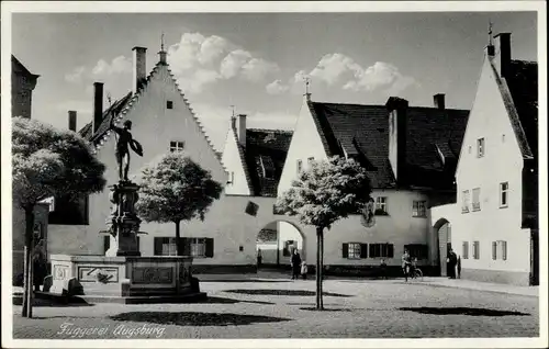 Ak Augsburg in Schwaben, Fuggerei