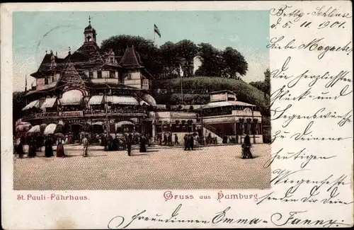 Ak Hamburg Mitte St. Pauli, Neues Fährhaus