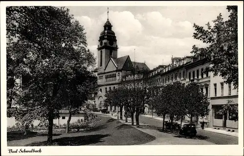 Ak Bad Schwalbach im Taunus, Teilansicht