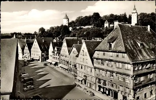 Ak Biberach an der Riß in Oberschwaben, Straßenpartie
