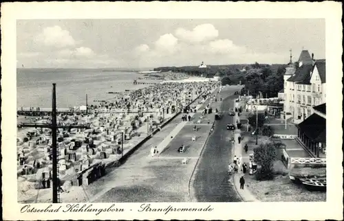 Ak Ostseebad Kühlungsborn, Strandpromenade