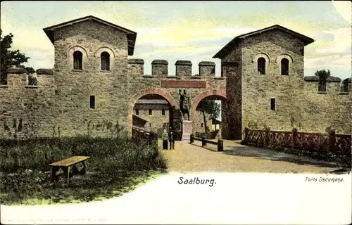 Ak Bad Homburg vor der Höhe, Kastell Saalburg, Porta Decumana