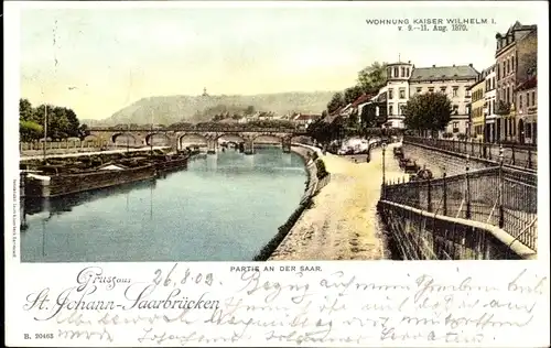 Ak St. Johann Saarbrücken im Saarland, Saar