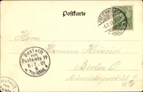 Ak Bad Freienwalde an der Oder, Panorama