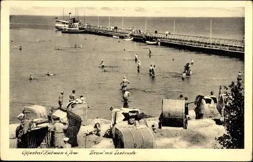 Ak Ostseebad Lubmin Vorpommern, Strand