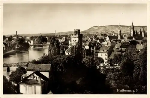 Ak Heilbronn am Neckar, Panorama