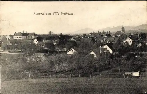 Ak Achern in Baden Schwarzwald, Gesamtansicht, Villa Wilhelm