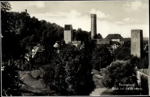 Ak Ravensburg in Württemberg Oberschwaben, Veitsburg