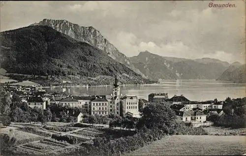 Ak Gmunden in Oberösterreich, Panorama