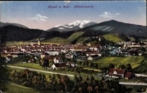 Ak Bruck an der Mur Steiermark, Gesamtansicht