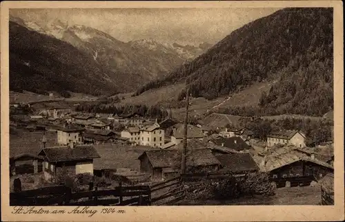 Ak St. Anton Vorarlberg, Panorama