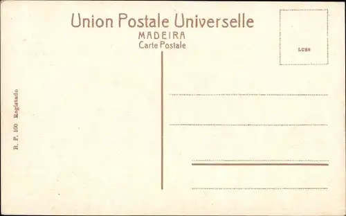 Ak Insel Madeira Portugal, Rede, Sänfte