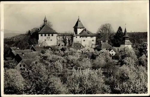 Ak Kyburg Kanton Zürich, Teilansicht vom Museum Schloss