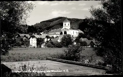 Ak Kirchberg am Wechsel in Niederösterreich, Pfarrkirche und Kloster