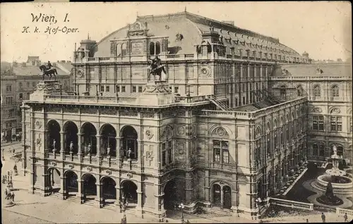 Ak Wien 1 Innere Stadt, K. k. Hof-Oper