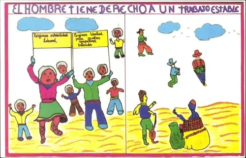 Ak Amnistia Internacional, Seccion Peruana, Concurso de Dibujo Infantil sobre Derechos Humanos
