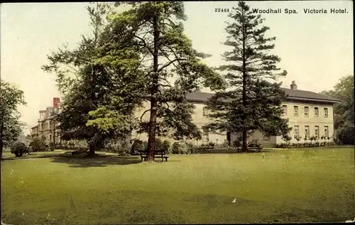 Ak Woodhall Spa Lincolnshire England, Victoria-Hotel