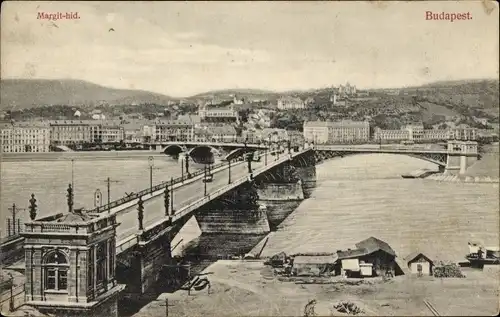 Ak Budapest Ungarn, Margit-hid