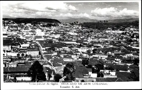 Ak Quito Ecuador, Gesamtansicht