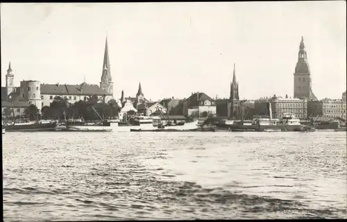 Foto Ak Riga Lettland, Hafen