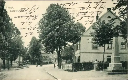 Ak Spenge in Westfalen, Langestraße